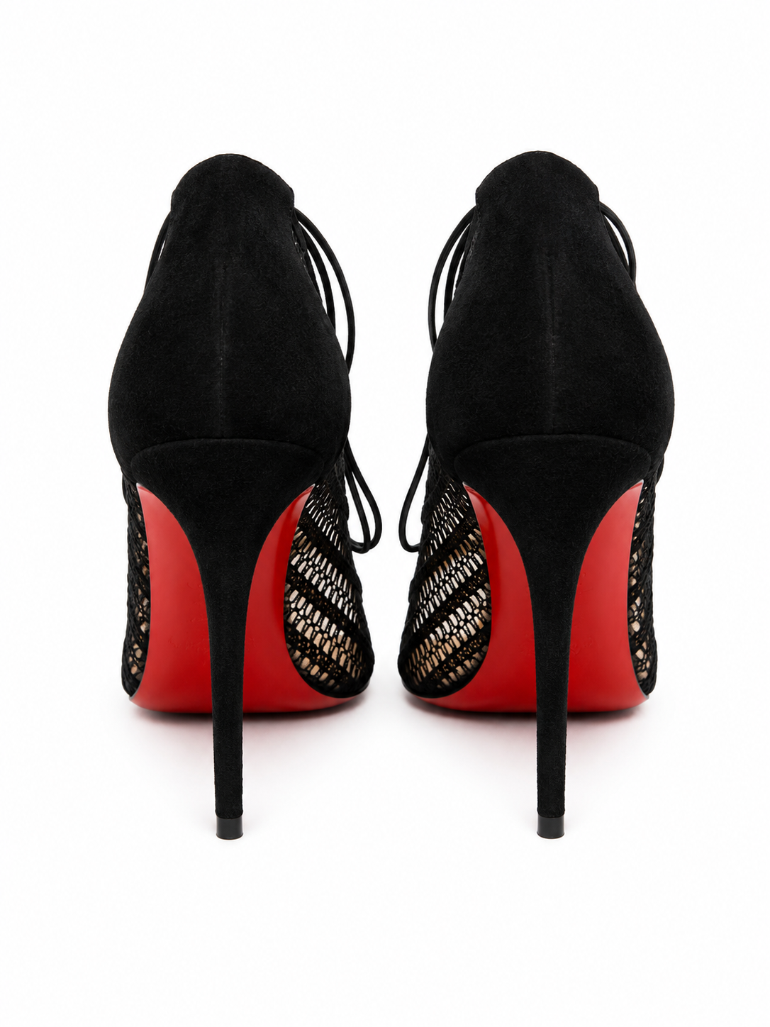 Black Mesh Louboutins