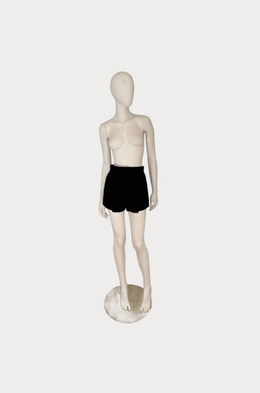 Khaite - Calman Pleated Short - Black - NEW W/ TAGS