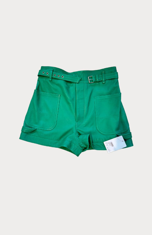 Isabel Marant - Green Xike Belted Wide-leg Shorts - NEW W/ TAGS