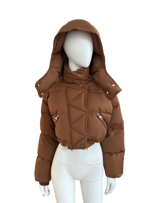 Alexander McQueen Cropped Puffer