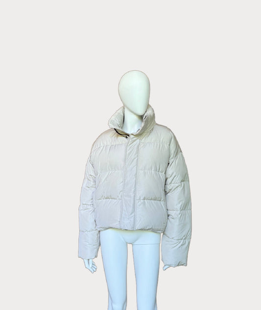 Balenciaga - BB Puffer Jacket Off-White - WORN TWICE
