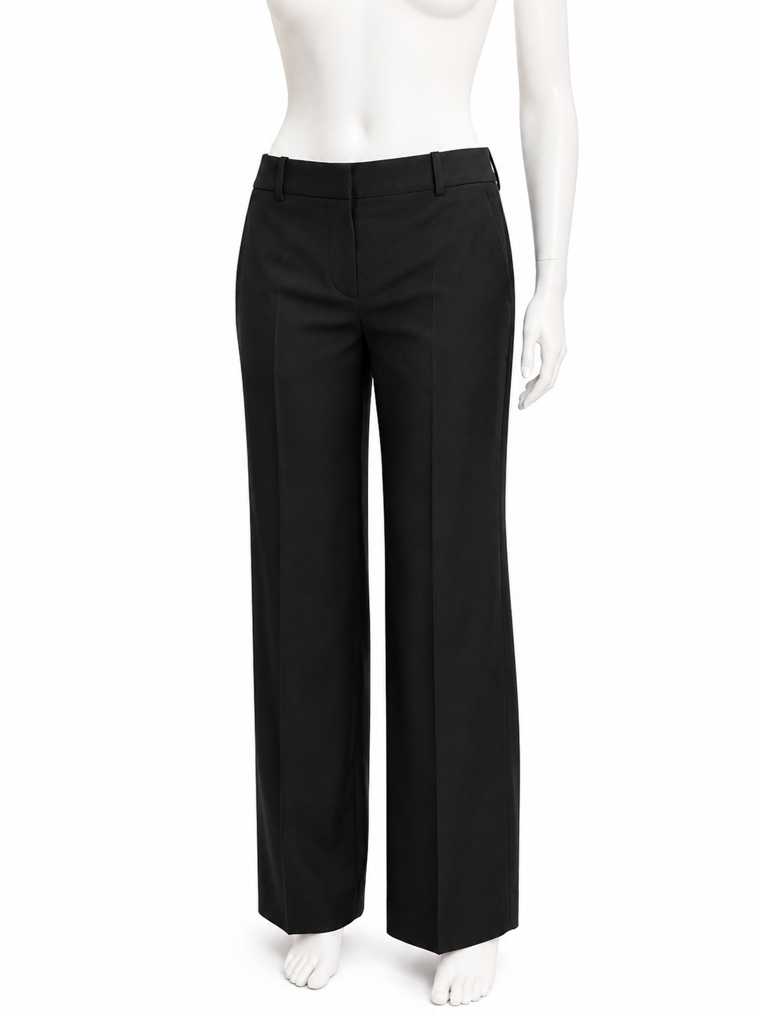 The Row Black Wool Pants