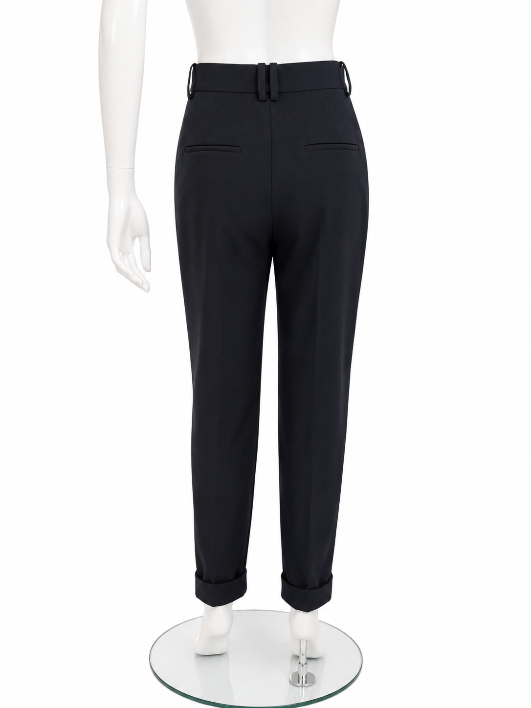 The Row Navy Wool Pants