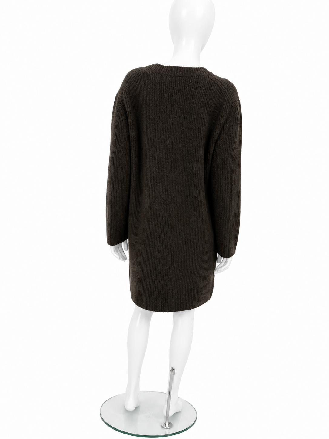 The Row Brown Cashmere Dress