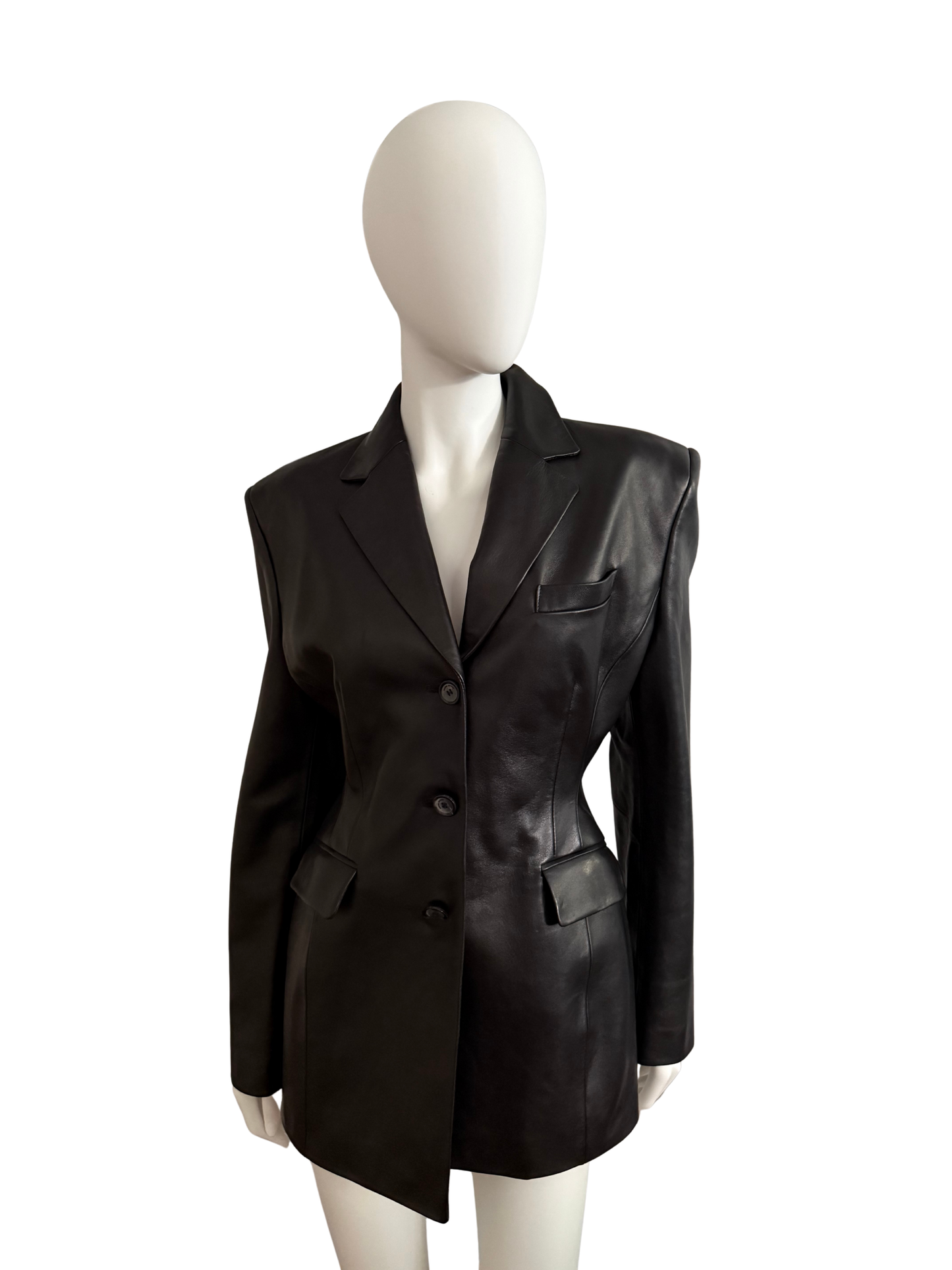 Magda Butrym Leather Blazer