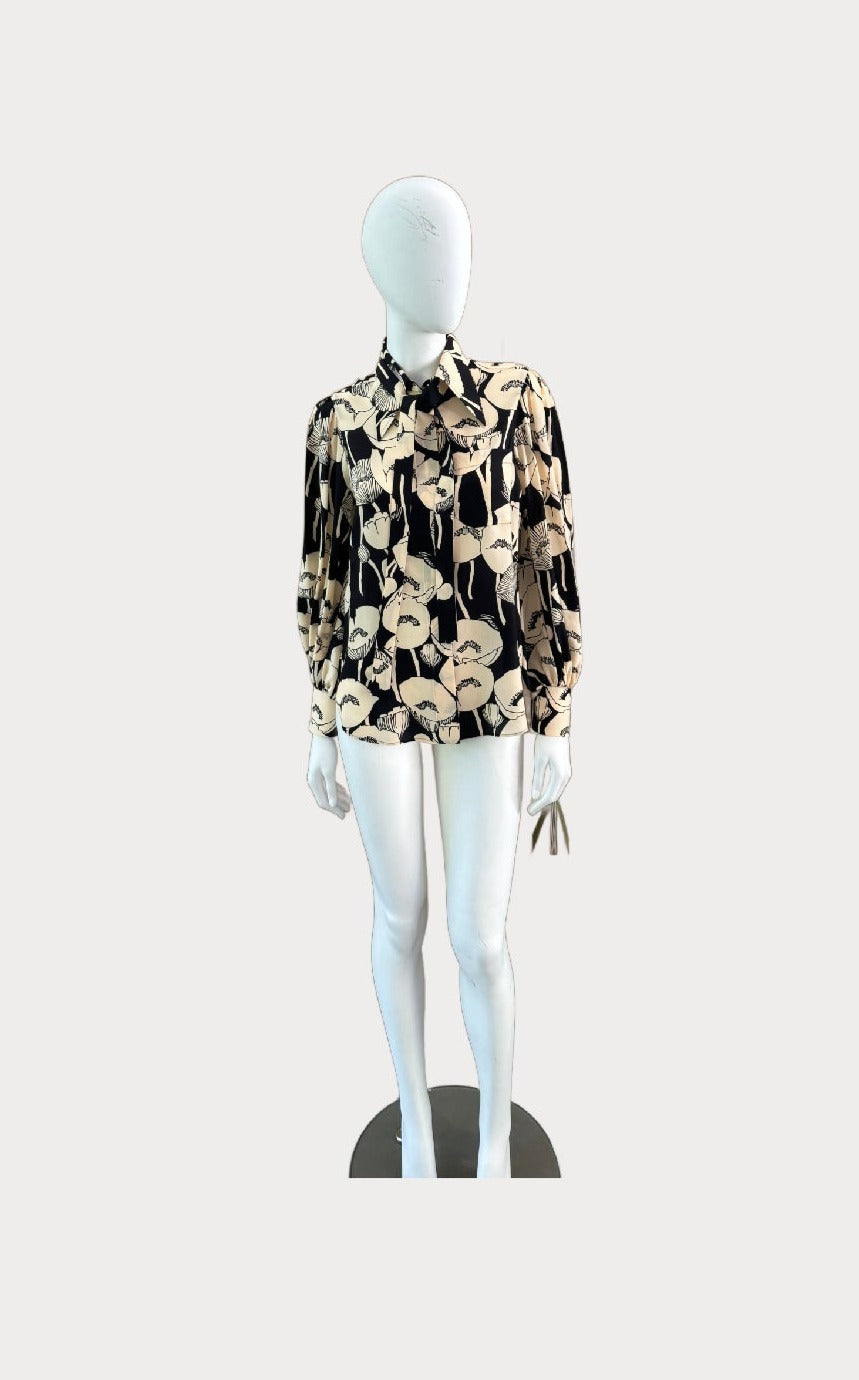 Gucci - Poppy Silk Blouse - NEW W/ TAGS (Size 36)