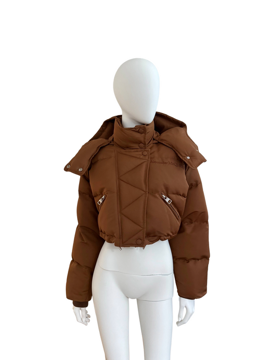Alexander McQueen Cropped Puffer