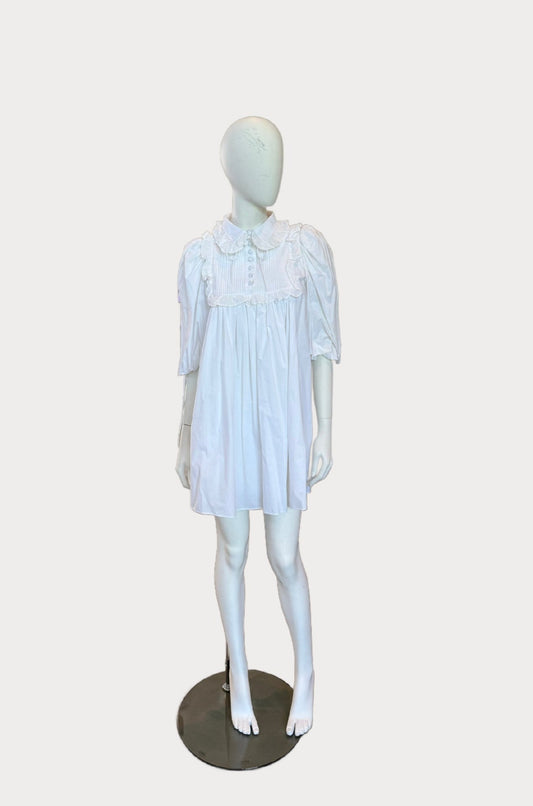 Joslin - Addison Ruffled Cotton-Poplin Mini Dress