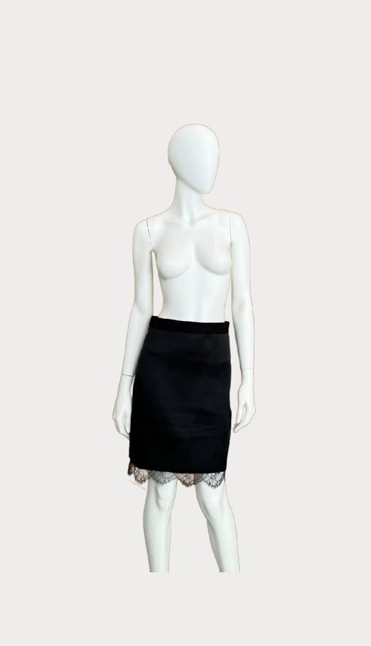 Lanvin - Lace Hem Pencil Skirt