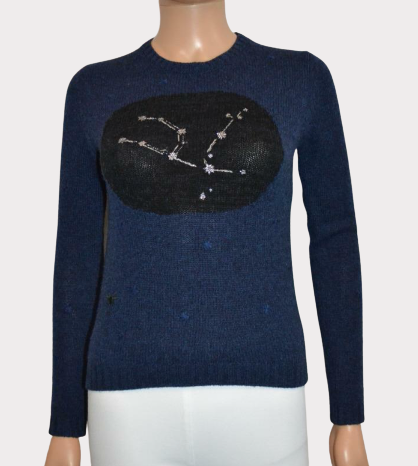 Christian Dior - Embroidered Constellation Cashmere Sweater